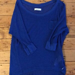 Gilly Hicks Blue Shirt